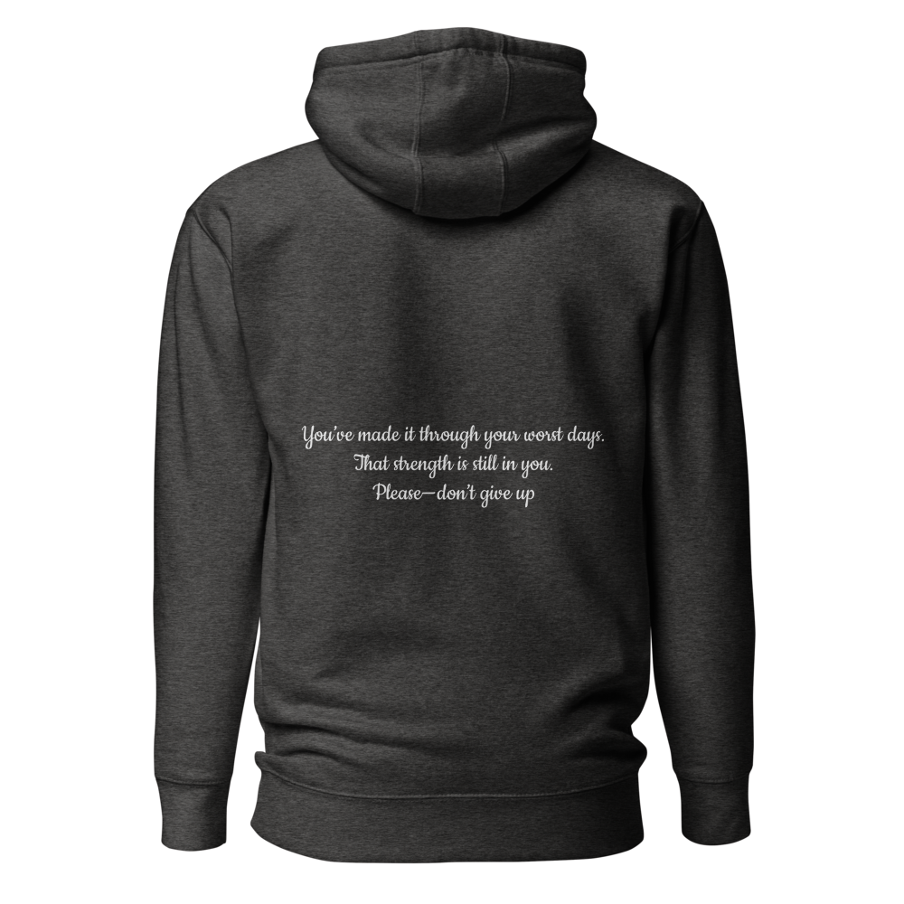 Still Collection - Charcoal Heather Hoodie