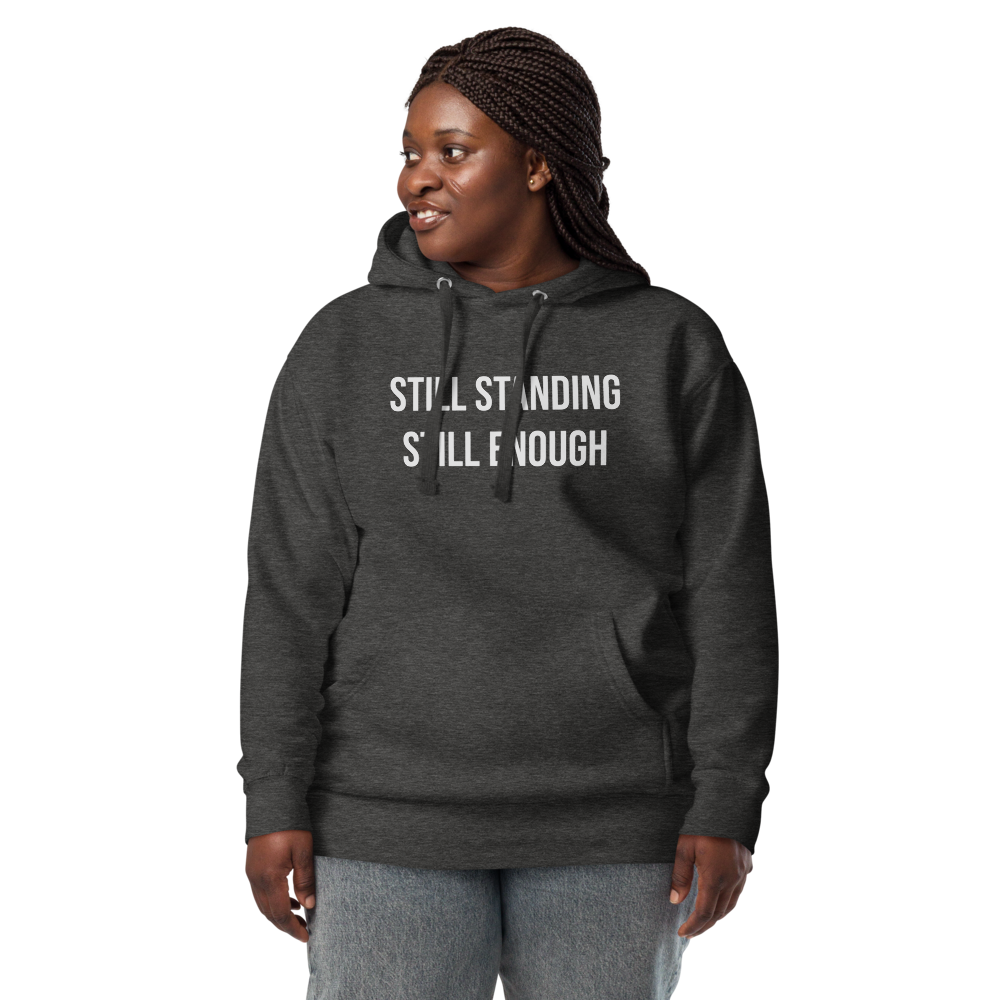 Still Collection - Charcoal Heather Hoodie