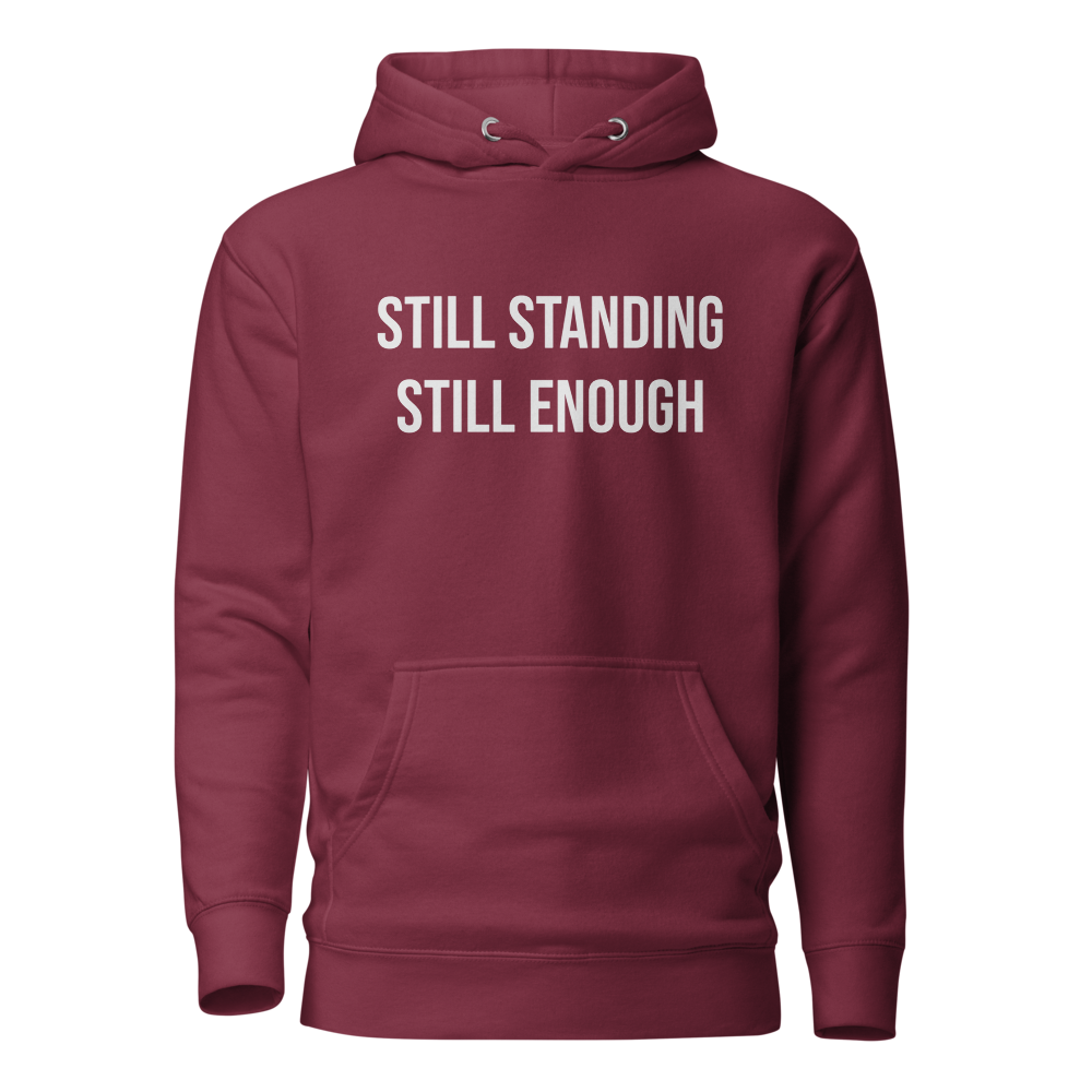 Still Collection - Maroon Hoodie