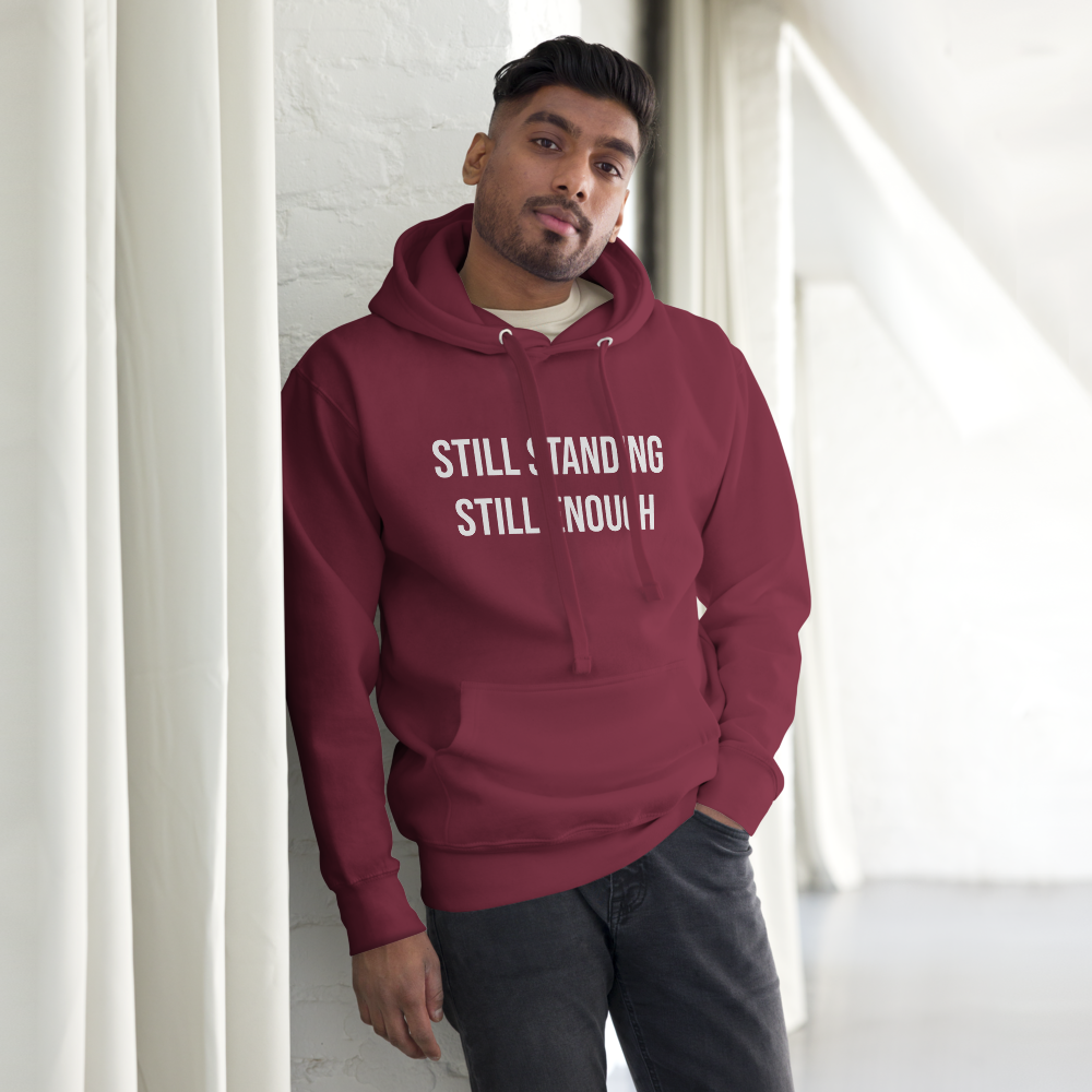 Still Collection - Maroon Hoodie