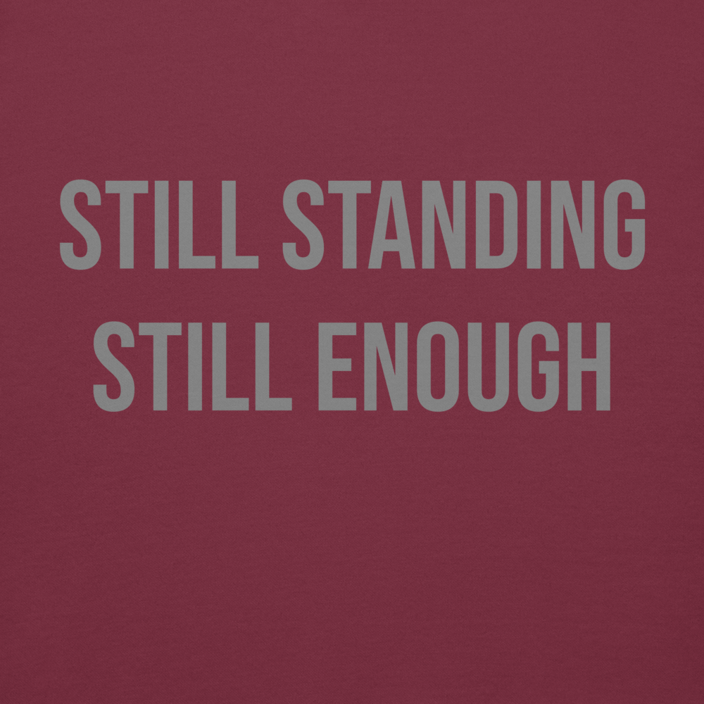 Still Collection - Maroon Hoodie