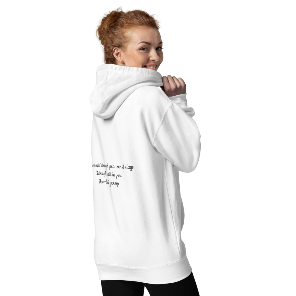 Still Collection - White Hoodie