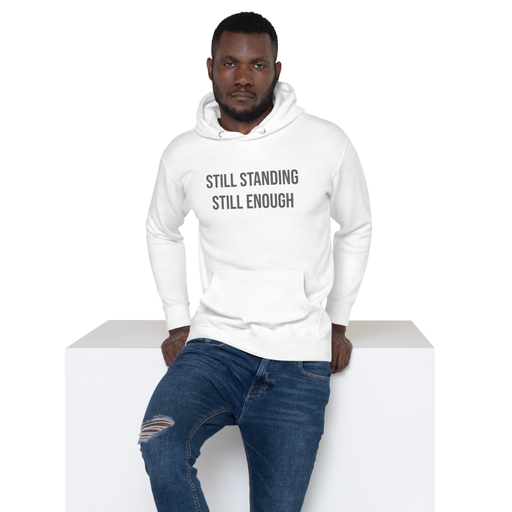 Still Collection - White Hoodie